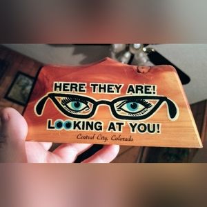 Vintage Cedar Eyeglass Holder Souvenir Colorado      1/24